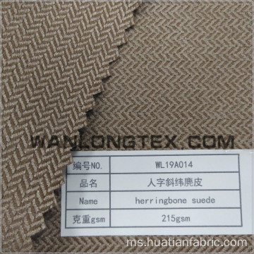 Lesen Tekstil Polyester Woven Suede Fabric